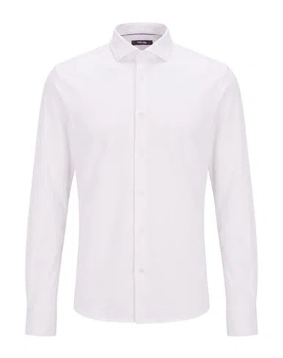 Yes Zee By Essenza Man Shirt White Size Xxl Nylon, Elastane