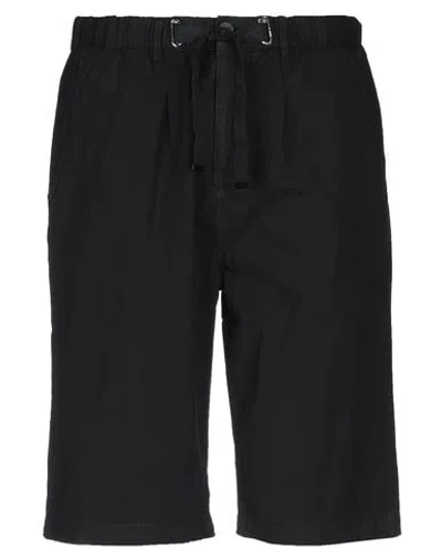 Yes Zee By Essenza Man Shorts & Bermuda Shorts Black Size 28 Cotton, Elastane