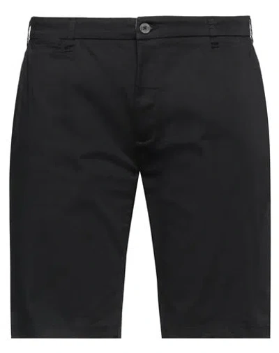 Yes Zee By Essenza Man Shorts & Bermuda Shorts Black Size 28 Cotton, Elastane