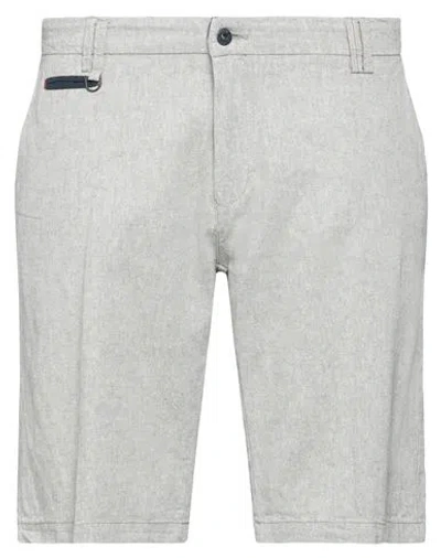 Yes Zee By Essenza Man Shorts & Bermuda Shorts Grey Size 28 Linen, Cotton