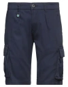 Yes Zee By Essenza Man Shorts & Bermuda Shorts Navy Size 31 Cotton, Elastane