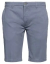 Yes Zee By Essenza Man Shorts & Bermuda Shorts Slate Blue Size 30 Cotton, Elastane
