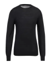 Yes Zee By Essenza Man Sweater Black Size Xxl Acrylic, Wool In Black