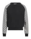 Yes Zee By Essenza Man Sweatshirt Black Size M Cotton, Polyester In Black