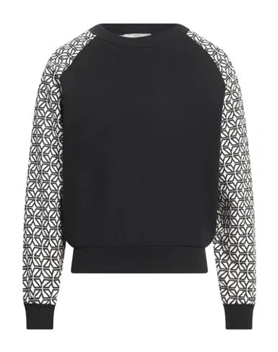 Yes Zee By Essenza Man Sweatshirt Black Size M Cotton, Polyester