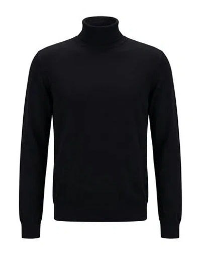 Yes Zee By Essenza Man Turtleneck Black Size 3xl Polyester, Acrylic, Nylon, Wool