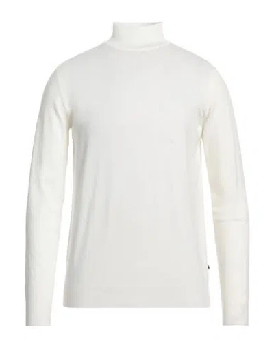 Yes Zee By Essenza Man Turtleneck White Size 3xl Polyamide, Acrylic, Wool, Polyester