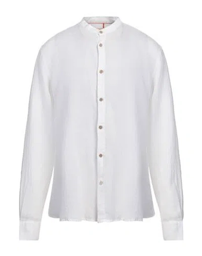Yes Zee By Essenza Natural Feeling Man Shirt White Size 3xl Linen