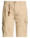 Yes Zee By Essenza Natural Feeling Man Shorts & Bermuda Shorts Beige Size 30 Cotton In Brown