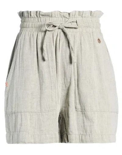 Yes Zee By Essenza Natural Feeling Woman Shorts & Bermuda Shorts Grey Size Xs Linen, Cotton In Gray
