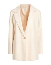 Yes Zee By Essenza Urban Chic Woman Blazer Ivory Size M Polyester In Multi