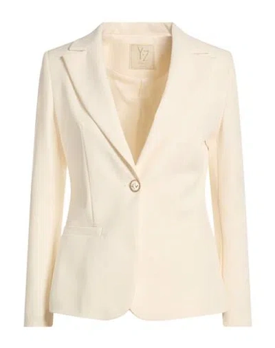 Yes Zee By Essenza Urban Chic Woman Blazer Ivory Size Xs Polyester, Elastane In White