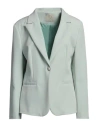 Yes Zee By Essenza Urban Chic Woman Blazer Light Green Size Xl Polyester, Elastane In Green