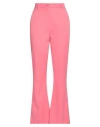Yes Zee By Essenza Urban Chic Woman Pants Fuchsia Size M Polyester, Elastane In Pink