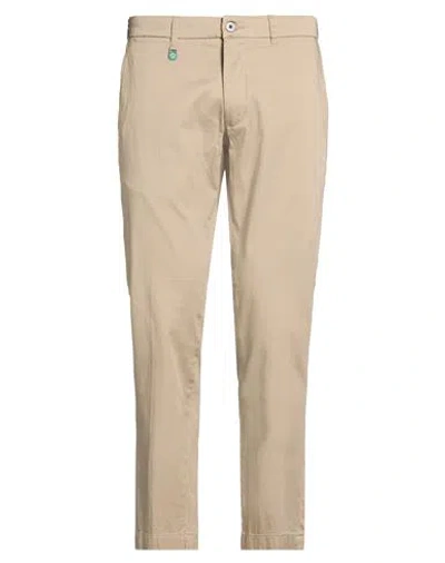 Yes Zee By Essenza Urban Man Pants Khaki Size 32 Cotton, Elastane In Brown