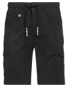 Yes Zee By Essenza Urban Man Shorts & Bermuda Shorts Black Size 30 Cotton, Elastane