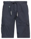 Yes Zee By Essenza Urban Man Shorts & Bermuda Shorts Navy Size 31 Cotton, Elastane