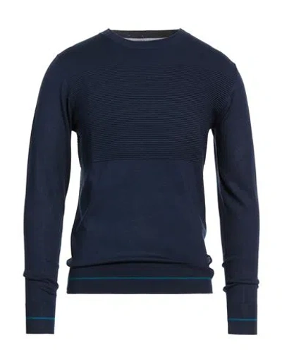 Yes Zee By Essenza Urban Man Sweater Midnight Blue Size Xl Viscose, Nylon