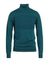 Yes Zee By Essenza Urban Man Turtleneck Deep Teal Size Xl Viscose, Nylon In Green