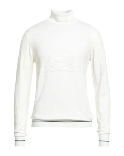 Yes Zee By Essenza Urban Man Turtleneck White Size Xl Viscose, Nylon