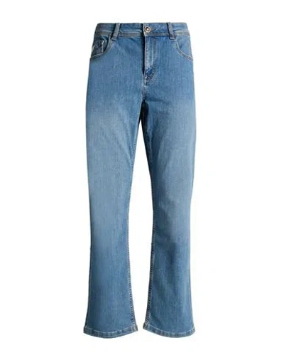 Yes Zee By Essenza Woman Jeans Blue Size 33 Cotton, Elasterell-p, Elastane
