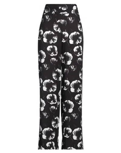 Yes Zee By Essenza Woman Pants Black Size M Polyester, Elastane