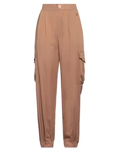Yes Zee By Essenza Woman Pants Brown Size M Viscose In Multi
