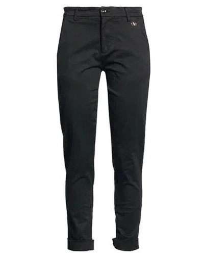 Yes Zee By Essenza Woman Pants Charcoal Size 25 Lyocell, Modal, Cotton, Elastomultiester, Elastane In Black