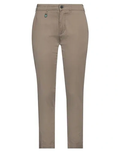 Yes Zee By Essenza Woman Pants Khaki Size 29 Cotton, Elastane In Beige