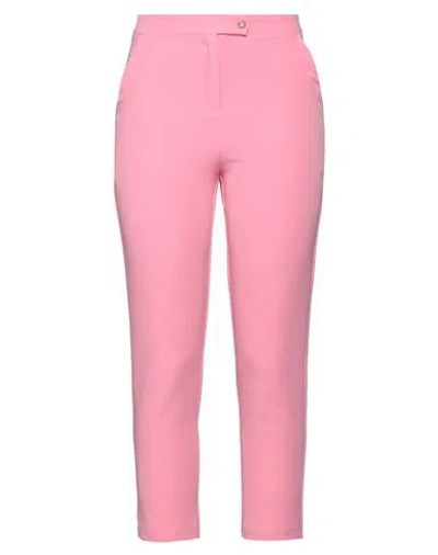 Yes Zee By Essenza Woman Pants Pink Size S Polyester, Elastane