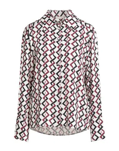 Yes Zee By Essenza Woman Shirt Ivory Size L Viscose In White
