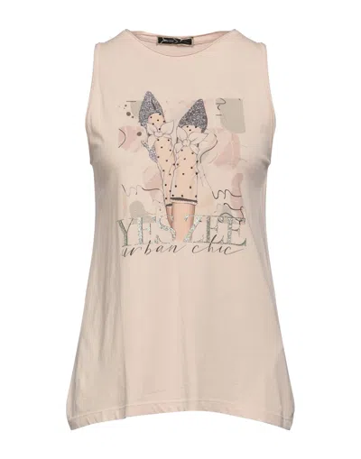 Yes Zee By Essenza Tops In Beige