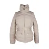 YES ZEE CHIC GRAY ZIP-UP JACKET WITH LOGO DETAIL
