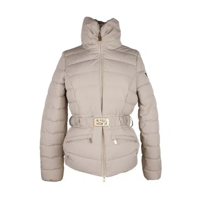 Yes Zee Chic Gray Zip-up Jacket With Logo Detail