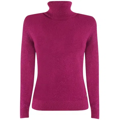 YES ZEE FUCHSIA VISCOSE SWEATER