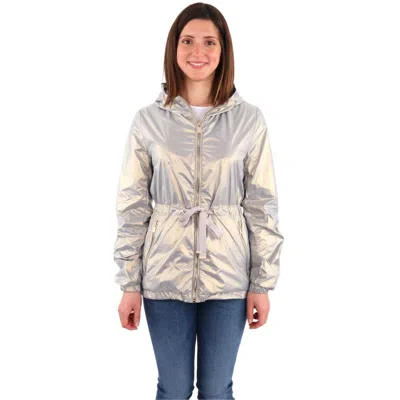 YES ZEE GRAY NYLON JACKETS & COAT