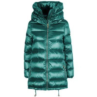 Yes Zee Nylon Jackets & Women's Coat In Green