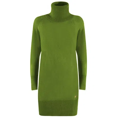 Yes Zee Viscose Women's Dress In Green