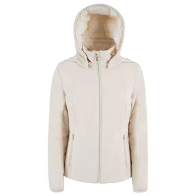 Yes Zee Nylon Jackets & Women's Coat In White