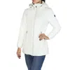 Yes Zee White Polyamide Coat In White