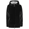Yes Zee Black Polyester Rain Coat In Black