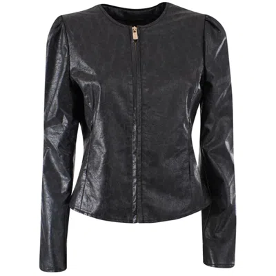 Yes Zee Polyethylene Jackets & Women's Coat In Black