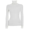 Yes Zee White Viscose Sweater