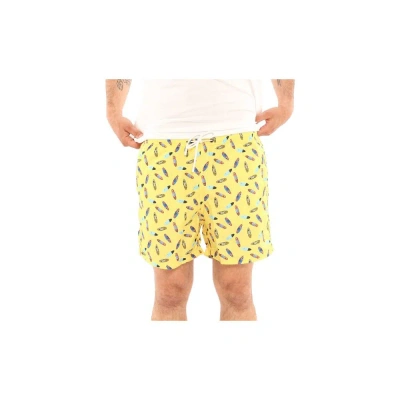 Yes Zee Yellow Polyester Swimwear