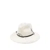 Yesey Speckled-dice Hat In White