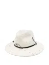 Yesey Speckled-dice Hat In Neutral