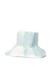 Yesey Tie-dye Wide-brim Hat In Blue