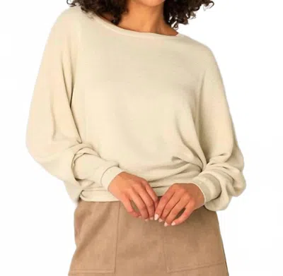 Yest Celine Sweater In Sandy White In Neutral