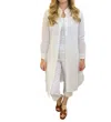Yest Giulietta Eyelet Duster In White In White