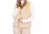 Yest Oda Reversible Vest In Light Sand In Neutral